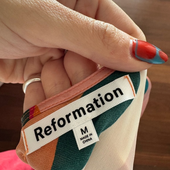 Reformation Daytona Silk Midi Dress - Picture 6 of 6